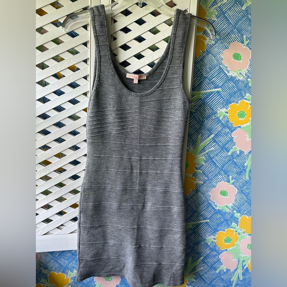 Short gray fitted dress size small